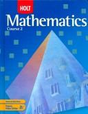 Cover of Holt Mathematics by Jennie M. Bennett