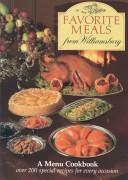 Cover of Favorite meals from Williamsburg by Charlotte Snyder Turgeon