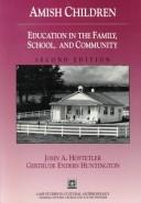 Cover of Amish children by John Andrew Hostetler