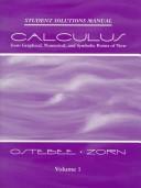 Front cover of Calculus: From Graphical, Numerical, and Symbolic Points of View by Arnold Ostebee
