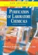 Front cover of Purification of laboratory chemicals by W. L. F. Armarego