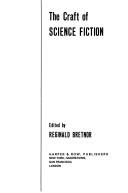 Front cover of The craft of science fiction by Reginald Bretnor