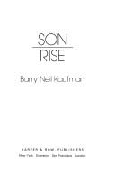Cover of Son-rise by Barry Neil Kaufman