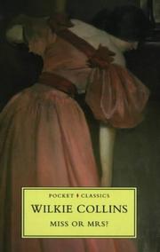 Front cover of Miss or Mrs.? by Wilkie Collins