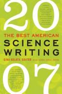 Front cover of The Best American Science Writing 2007 by Gina Kolata