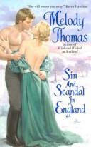 Front cover of Sin and Scandal in England by Melody Thomas
