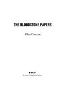 Cover of The Bloodstone Papers by Glen Duncan