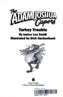 Front cover of Turkey Trouble (The Adam Joshua Capers , No 7) by Janice Lee Smith