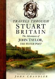 Cover of Travels through Stuart Britain by John Taylor "The Water-Poet"