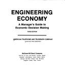Cover of Engineering economy by AT & T Bell Laboratories. Technical Publication Dept.
