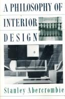 Front cover of A philosophy of interior design by Stanley Abercrombie