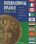 Front cover of International finance by Maurice D. Levi