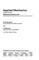 Cover of Applied mechanics by D. Titherington