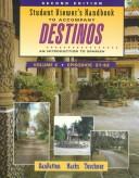 Front cover of Student Viewer's Handbook to Accompany Destinos: An Introduction to Spanish by Bill VanPatten