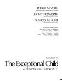 Cover of The Exceptional child by Robert McNeil Smith
