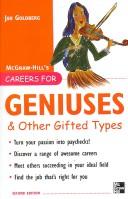 Cover of Careers for Geniuses & Other Gifted Types by Jan Goldberg