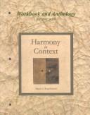Front cover of Workbook and anthology for use with Harmony in context by Miguel A. Roig-Francolí