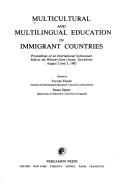 Cover of Multicultural and multilingual education in immigrant countries by Torsten Husén