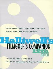Front cover of Filmgoer's companion by Halliwell, Leslie.