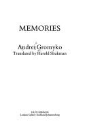 Cover of Memories by Андрей Андреевич Громыко