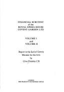 Front cover of Financial scrutiny of the Royal Opera House Covent Garden Ltd by Priestley, Clive.