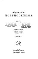 Cover of Advances in Morphogenesis by T. J. King