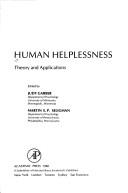 Cover of Human Helplessness by Judy Garber