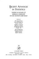 Cover of Recent advances in statistics by Herman Chernoff