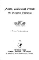 Cover of Action, gesture, and symbol by Andrew Lock