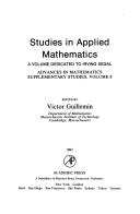Front cover of Studies in applied mathematics by Irving Ezra Segal
