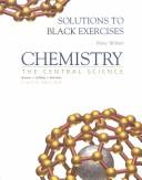 Front cover of Solutions to Black Exercises for Chemistry, The Central Science by Roxy Wilson