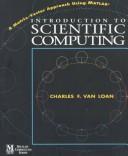 Cover of Introduction to Scientific Computing by Charles F. Van Loan