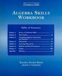 Front cover of Algebra Skills Workbook by Joshua Yarmish