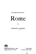 Cover of The companion guide to Rome by Georgina Masson