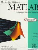 Front cover of Student Edition of MATLAB Version 5 For the Macintosh by MathWorks