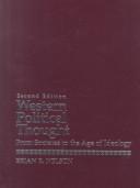 Front cover of Western Political Thought by Brian R. Nelson