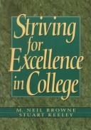 Front cover of Striving for excellence in college by M. Neil Browne