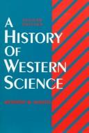 Front cover of A history of western science by Anthony M. Alioto