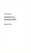 Front cover of Invitation to a dynamite party by P Lovesey
