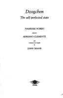 Cover of Dzogchen by Namkhai Norbu