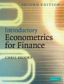Front cover of Introductory Econometrics for Finance by Chris Brooks