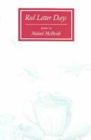 Front cover of Red Letter Days by Mekeel McBride