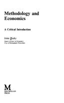Front cover of Methodology and economics by John Pheby