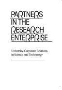Front cover of Partners in the research enterprise by Sheldon Hackney