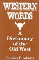 Front cover of Western words by Ramon F. Adams