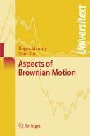 Front cover of Aspects of Brownian Motion by Roger Mansuy