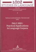 Front cover of PALC 2001 by PALC 2001 (2001 University of Łódź)