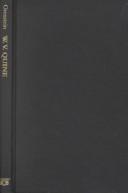 Cover of W. V. Quine by Alex Orenstein
