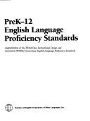 Front cover of PreK-12 English language proficiency standards by TESOL International Association