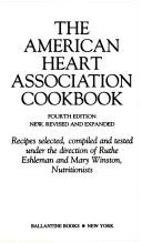 Front cover of The American Heart Association cookbook by Ruthe Eshleman